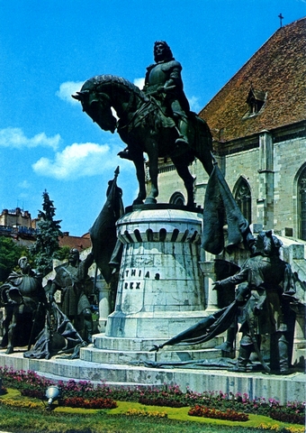1527 - Cluj. Statuia lui Matei Corvin